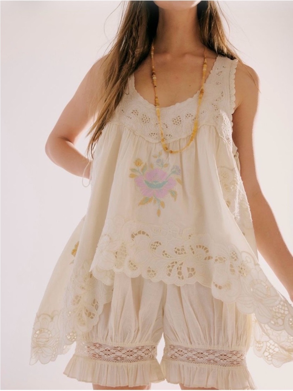 NWT Intimately Free People Eye Catcher Bloomsie Romper-Tofu